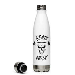 Beast Mode Stainless Steel Water Bottle