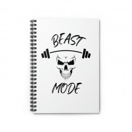 Beast Mode Spiral Notebook - Ruled Line