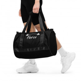Fierce Barbell black gym bag
