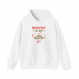 Workout is My Valentine Unisex Heavy Blend™ Hooded Sweatshirt